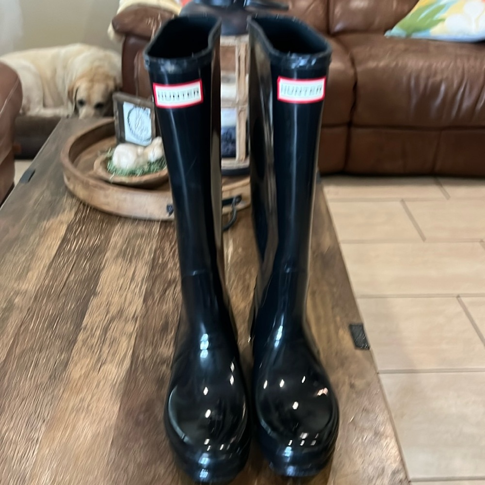 Hunter Black Rain Boots